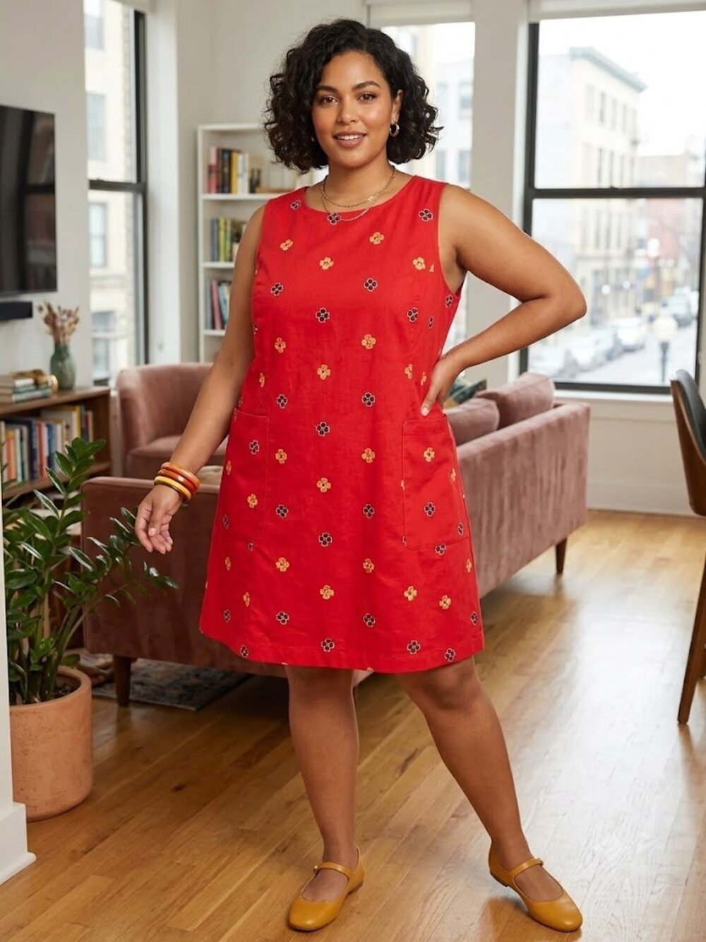 Mod Cloth vintage inspired shift dress size 2X